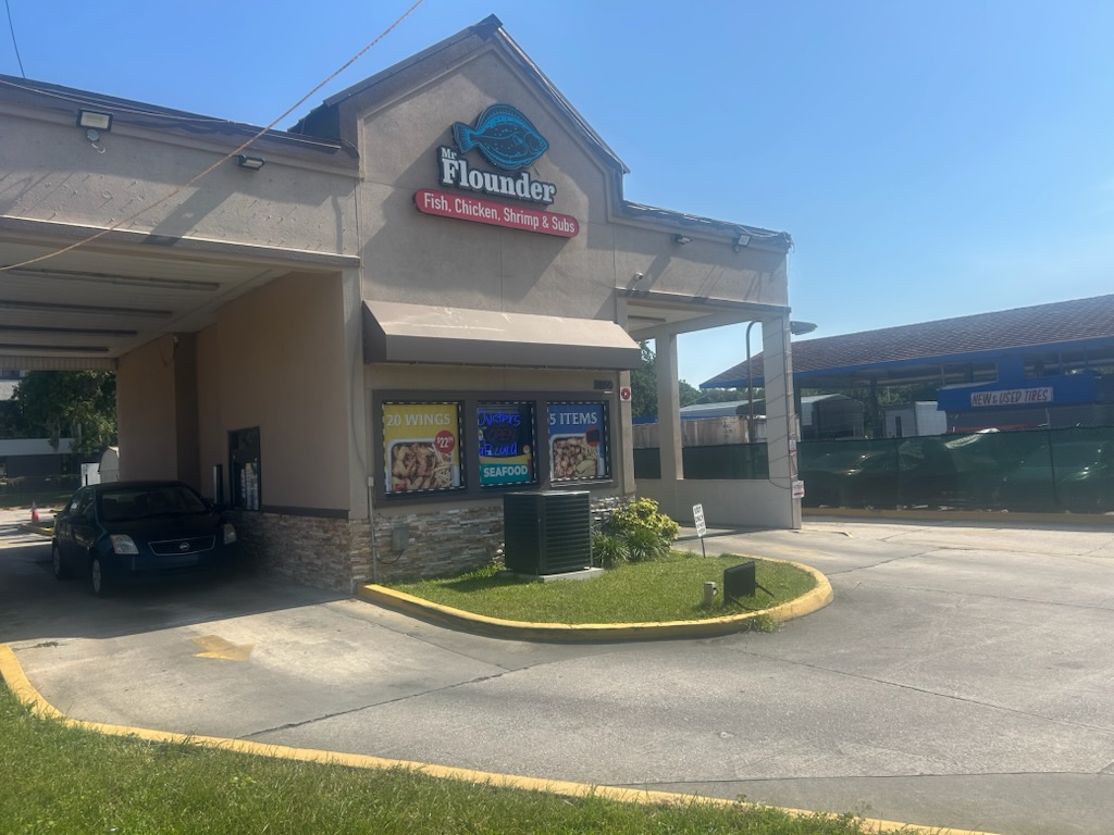 Mr Flounder Fish Chicken Shrimp