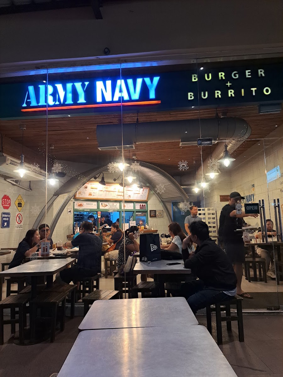 ArmyNavy Burger + Burrito - Abreeza Mall
