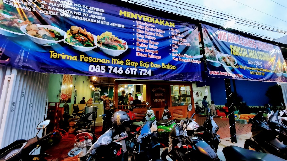 Mie Ayam dan Bakso Wonogiri Tunggal Rasa