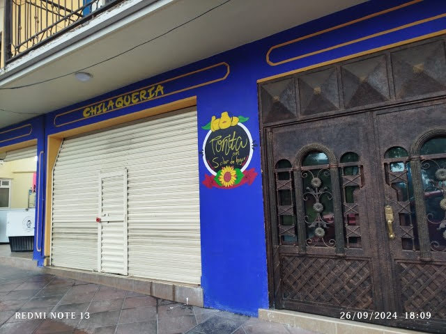 'Chilaqueria Toñita',con sabor de hogar; Suc. Cuautitlan.