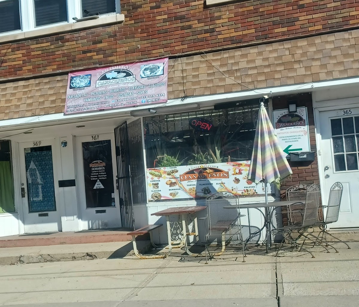 Antojitos Oaxaqueños restaurant inc